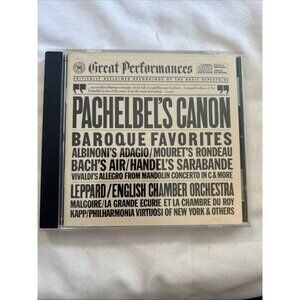 Pachelbels Canon Baroque favorites CD. Preowned Mint Condition